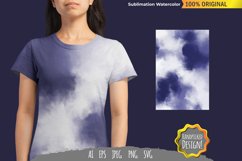 Cloud Sublimation Watercolor Product Image 1