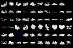 500 SKY CLOUDS TRANSPARENT PNG FILES, PNG PHOTOSHOP OVERLAYS Product Image 9