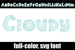 Cloudy Color Font Product Image 1