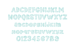 Cloudy Color Font Product Image 3