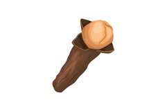 clove spice cartoon vector illustration Product Image 1