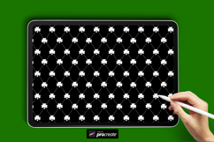 Diamond and Clover Pattern Procreate Brush Product Image 2
