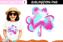 Clover Brush St Patricks Day Sublimation