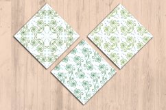 Clover seamless patterns and digital papers set Product Image 2