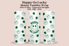 clover st patricks day skinny tumbler sublimation wrap with high resolution and transparant background are for 20oz and 30oz skinny tumbler