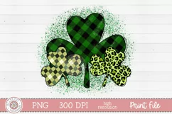 Clover trio Clipart for sublimation preview