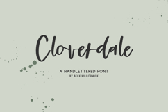 Cloverdale Script Font Product Image 1