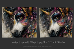 Fantasy Tumbler Wrap, Grunge Clown Unicorn Tumbler Wrap, t2 Product Image 3