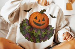 Clown Pumpkin PNG, Halloween Png, Spooky Season PNG, Fall Product Image 3