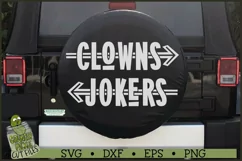 Clowns To The Left of Me SVG File Product Image 3