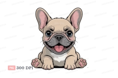 Happy French Bulldog Puppy canine Product Image 1