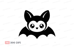 Cute bat flying creature cartoon Product Image 1
