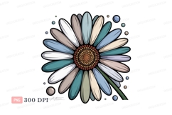Daisy flower petals pastel colors image Product Image 1