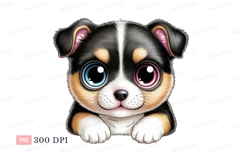 Adorable puppy with big eyes animal cute Product Image 1