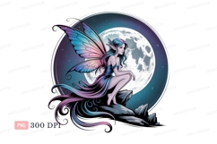 Fairy Moonlit Night wings fantasy Product Image 1
