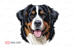 Bernese mountain dog portrait canine Product Image 1