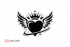 Silhouette of a dog running animal Product Image 1