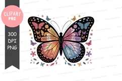 Tiger floral portrait feline orange Product Image 1