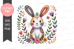 Blue monster with horns and bowtie cartoon Product Image 1