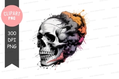 Sunset palms ocean reflection retro Product Image 1