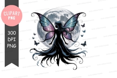 Fairy moon butterflies wings night Product Image 1