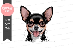 Happy chihuahua dog portrait animal Product Image 1