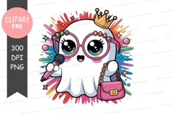 Cute wolf cub holding colorful lollipop candy sweet Product Image 1