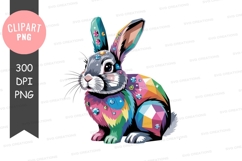 Cool rhino wearing sunglasses and denim jacket jeans Product Image 1