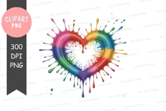 Fiery Heart Ornament fire flame Product Image 1