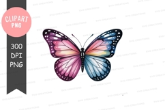 Colorful butterfly wings pink purple Product Image 1