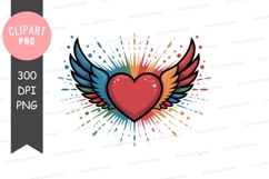 Vibrant fox and floral wreath illustration Product Image 1