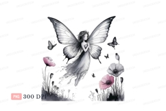Winged heart with crown wings love Product Image 1