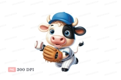 Cute white bear wearing pink hat image Product Image 1