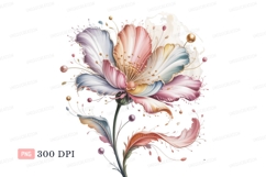 Pastel bloom with golden accents flower delicate Product Image 1