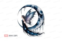 Celestial fairy moon gown night fantasy Product Image 1