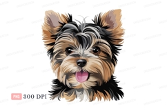 Yorkshire Terrier dog face puppy canine Product Image 1