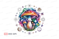 Cosmic mushroom circle galaxy stars Product Image 1