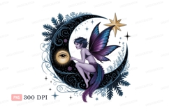 Celestial fairy moon mystic eye image Product Image 1