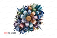 Colorful abstract flower bloom petals Product Image 1