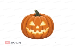Glowing jack lantern carved pumpkin halloween jackolantern Product Image 1