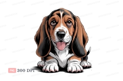 Adorable Basset Hound Puppy canine Product Image 1
