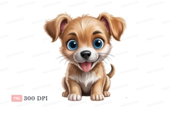 Adorable puppy with big blue eyes canine cute Product Image 1