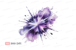 Violet purple abstract explosion splash image Product Image 1
