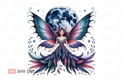 Enchanted fairy moonlit night wings stars Product Image 1