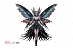 Ethereal winged creature dark fantasy fairy wings Product Image 1
