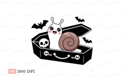 Brown snail thinking pink dots Clipart P N G image Product Image 1