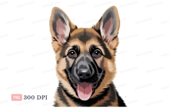 German Shepherd dog portrait canine animal Product Image 1