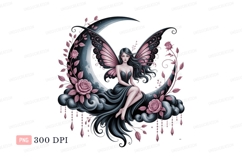 Fairy moon rose fantasy wings Product Image 1