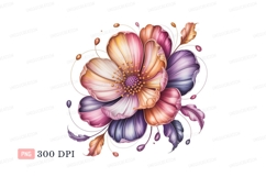 Vibrant floral arrangement with delicate petals flower Product Image 1