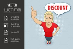 Woman Gesturing Product Image 1